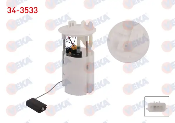 VEKA 34-3533 | Yakıt Depo Şamandırası 3 Bar Renault Fluence Megane III 1 5 2 0 dCi 2010
