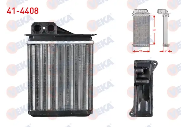 VEKA 41-4408 | Kalorifer Radyatörü Mekanik Volkswagen Crafter 30 50 2e 2 5 TDI 2006 2011