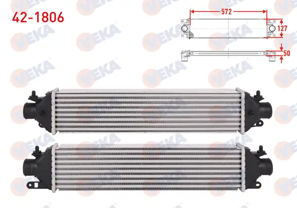 VEKA 42-1806 | Turbo Radyatörü İntercooler Fiat Doblo 152 263 1 3 Mjt 2010