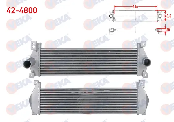 VEKA 42-4800 | Turbo Radyatörü İntercooler Ssangyong