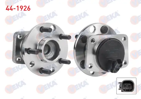 VEKA 44-1926 | Porya Sol-Sağ Arka Rulmanlı ABS li 5 Bjn Ford Mondeo 2.0 TDCI-2.0İ 16V 2000-2007