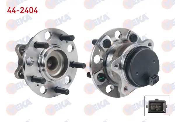 VEKA 44-2404 | Porya Sol-Sağ Arka Rulmanlı ABS li 5 Bjn Kia Sportage (Ql) 1.6 GDI-2.0 CRDI 2015-/ Hyundai Tucson (Tle) 1.6 T-GDI-2.0 CRDI 2015 -