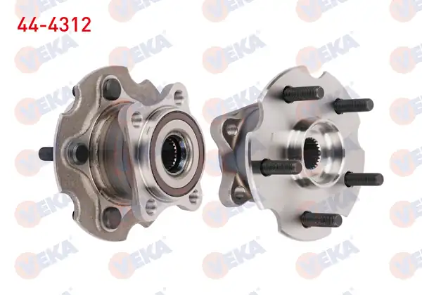 VEKA 44-4312 | Porya Sol Sağ Arka Rulmanlı Toyota Rav 4 III Aca3_ Ace_ Ala3_ Gsa3_ Zsa3_ 2 0 Vvt İ 5 Bijon Entegre Edılmıs ABS Sensörlü 4x4 2005 2012