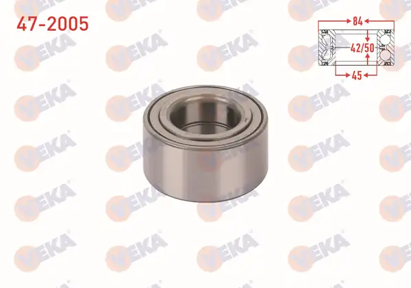 VEKA 47-2005 | Ön Tekerlek Rulmanı Sol Sağ ABS Okuyuculu 45x84x42 40 Honda Cr V II
