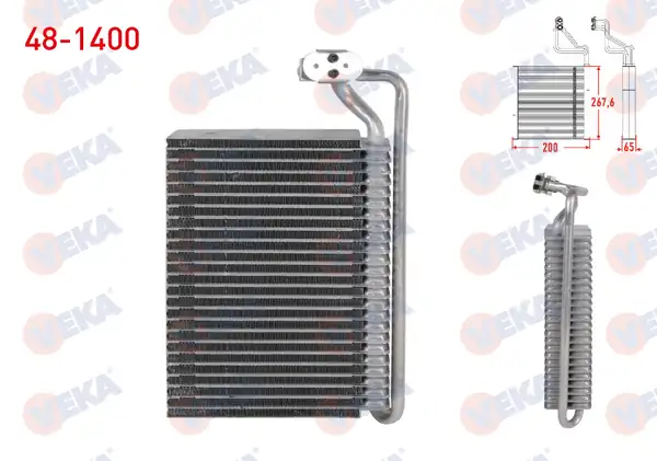 VEKA 48-1400 | Klima Evaporatoru Borulu 267 6x200x65 Bmw 3 Serisi E46 316i 320d 330d 330 Xd 1998 2005 X3 E83 3 0 D 2 0i 2 0d 2004 2010