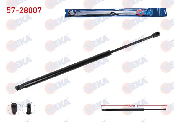VEKA 57-28007 | Bagaj Amortisörü 555mm 725n Mercedes M Serisi W164 2005 2 Adet