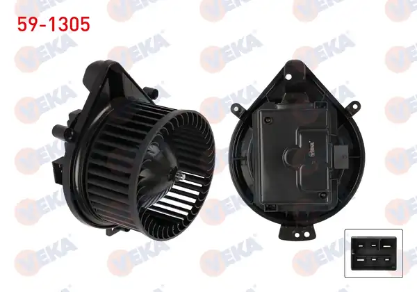 VEKA 59-1305 | Kalorifer Motoru Audi A4 B6 2000 2004 A4 B7 2004 2008 Seat Exeo 2008 2013