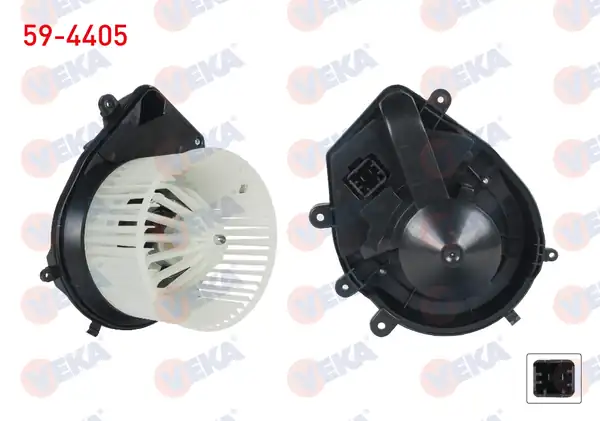 VEKA 59-4405 | Kalorifer Motoru 2 Fişli VW Passat 1996 2000 Passat 2000 2005 Audi A4 1994 2001 Skoda Superb 2002 2010