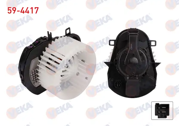 VEKA 59-4417 | Kalorifer Motoru Volkswagen Touareg (7P5) 2010-2018