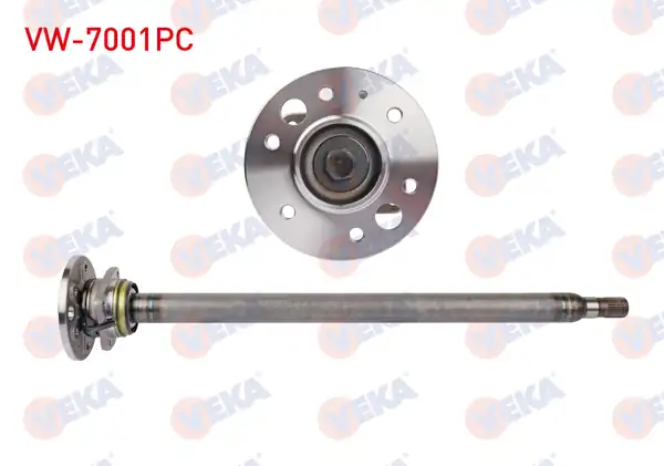 Veka VW 7001pc Aks Mili Arka Sağ Poryalı Civatalı İnce 29x26 Uzunluk 940mm Volkswagen Crafter 2 5 TDI 2006 2016 Mercedes Sprinter 2006