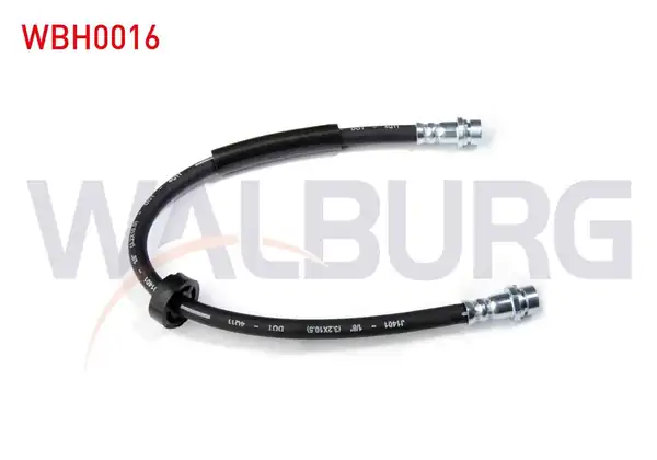 WALBURG WBH0016 | Fren Hortumu Arka Sol Sağ 440mm Fiat Doblo 119 223 2001 2010 Strada 1999 2005 2 Adet