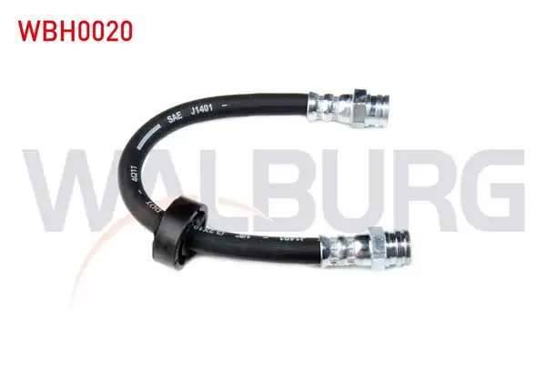 WALBURG WBH0020 | Fren Hortumu Arka Sol-Sağ 180mm Citroen Nemo 2007-/ Fiat Fiorino (225) 2007-/ Peugeot Bipper (Aa) 2008-| 2 Adet