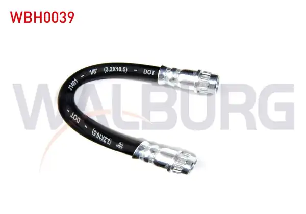 WALBURG WBH0039 | Fren Hortumu Arka Sol Sağ 170mm Renault Symbol II 2 Adet
