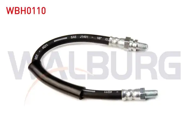 WALBURG WBH0110 | Fren Hortumu Arka Sol Sağ 270mm Kısa Ford Ka Rb 1996 2008 2 Adet