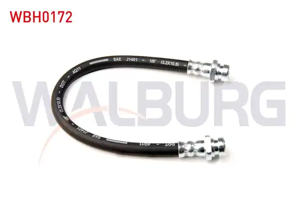 WALBURG WBH0172 | Fren Hortumu Arka Sol Sağ 260mm Mazda 323 IV BG 1989 1994 2 Adet