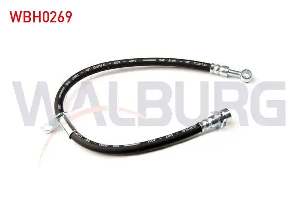 WALBURG WBH0269 | Fren Hortumu Arka Sol Sağ 360mm Rover 800 Xs 1986 1999 2 Adet
