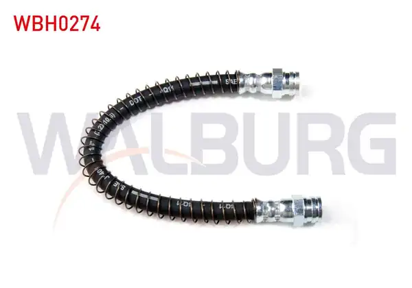 WALBURG WBH0274 | Fren Hortumu Arka Sol Sağ 250mm Citroen C15 Vd _ 1984 2005 Peugeot 205 1983 1998 Peugeot 205 II 20a C 1987 1998 2 Adet