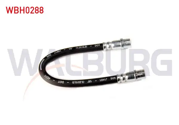WALBURG WBH0288 | Fren Hortumu Arka Sol Sağ 250mm Volkswagen Transporter V 2 Adet