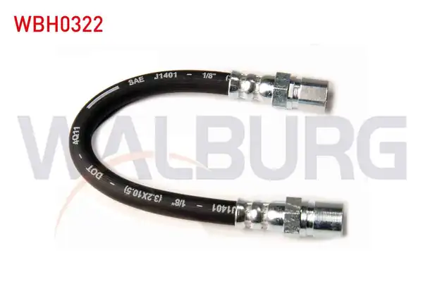 WALBURG WBH0322 | Fren Hortumu Arka Sol Sağ 190mm Opel Vectra A 2 Adet