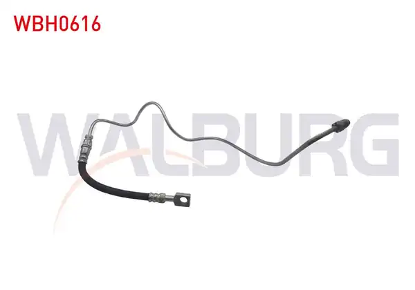 WALBURG WBH0616 | Fren Hortumu Arka Sağ Dış 200mm Diskli Fren İçin Audi A3 2 Adet