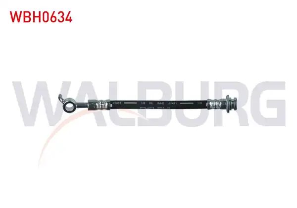 WALBURG WBH0634 | Fren Hortumu Arka Sol Sağ 170mm Nissan Juke 2010 2 Adet