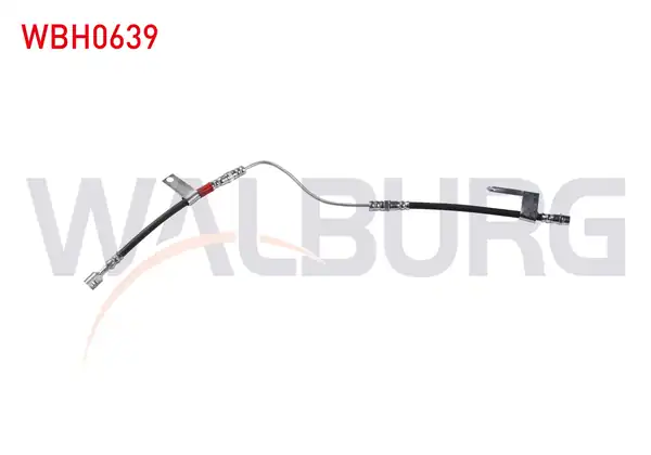 WALBURG WBH0639 | Fren Hortumu Arka Sağ 410mm Diskli Fren İçin Opel Astra G F69 1998 2005 Opel Astra H 2004 2010 2 Adet