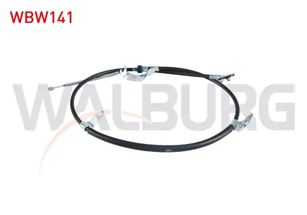 WALBURG WBW141 | El Fren Teli Arka Sol Kampanalı Citroen C1 (Pm_, Pn_) / Peugeot 107 / Toyota Aygo (Wnb1,Kgb1) 1.0 1.4Hdı 2005-2015