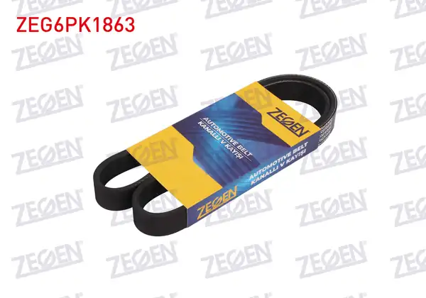ZEGEN ZEG6PK1863 | Kanallı V Kayışı 6pk1863 Opel Zafira 2 0 2 2d 16v 99 05 Sıgnum 3 2 Peugeot Citr Audi Chevrolet