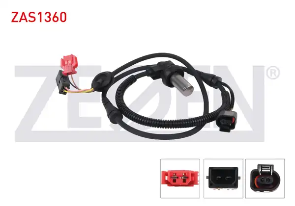 ZEGEN ZAS1360 | ABS Sensörü Ön Sol-Sağ VW Passat B5 96-00 / Audi A4 B5 94-01 / Skoda Superb I 01-08 (6Pın)