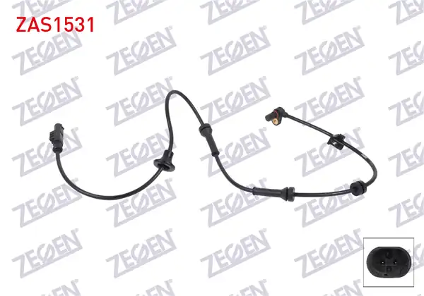 ZEGEN ZAS1531 | ABS Sensörü Arka Sol-Sağ Citroen C1 05-15 / Peugeot 107 05-14