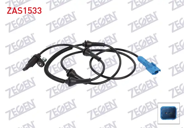 ZEGEN ZAS1533 | ABS Sensörü Ön Sol Sağ Citroen C5 08 15 Peugeot 407 04 10
