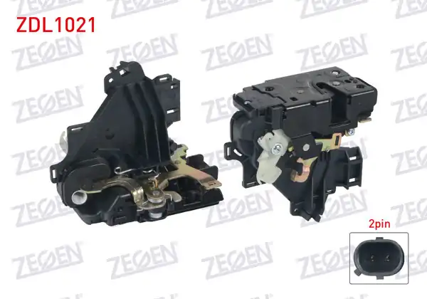 ZEGEN ZDL1021 | Kapı Kilidi Motorlu Sağ On 2 Pin Volkswagen Transporter V