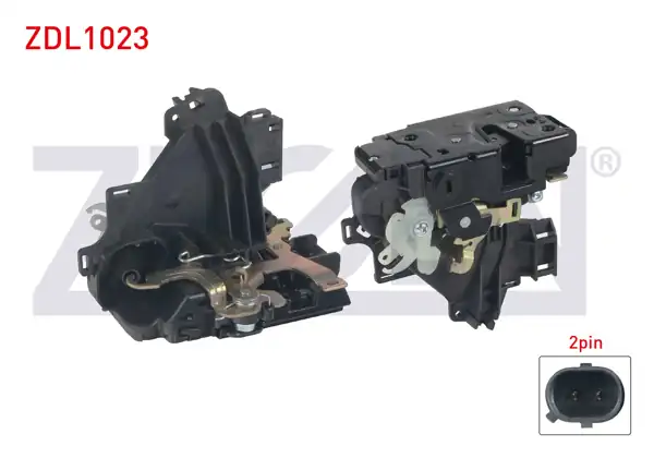 ZEGEN ZDL1023 | Kapı Kilidi Motorlu Sağ Arka 2 Pin Volkswagen Polo / Skoda Fabia 1999-2007 / Seat Ibiza IV-Cordoba 2002-2009