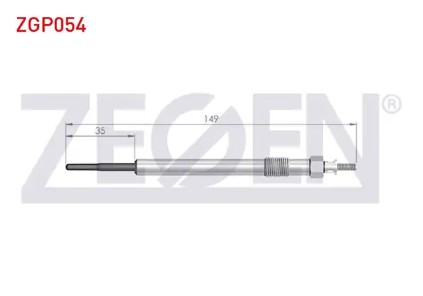 ZEGEN ZGP054 | Kızdırma Buji 4 4v Citroen Jumper III 10 Adet