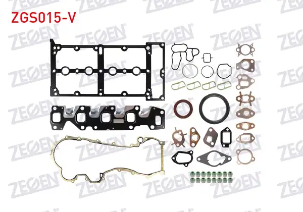 ZEGEN ZGS015 | V Motor Takım Conta Keçeli Skc Yok Fiat Doblo Fiorino Linea Punto Egea 1 3 Mjt Euro 5 Vıton Keçeli