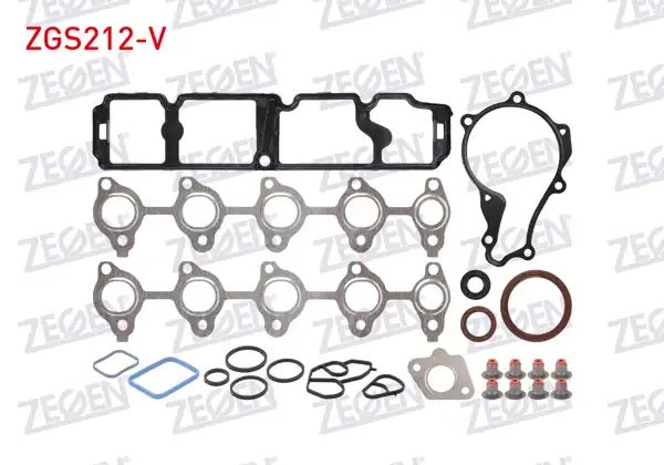 ZEGEN ZGS212-V | Motor Takım Conta Full (Skc Yok) (Vıton Keçeli) Euro 5 Citroen Berlingo-Peugeot Partner-301-308-3008 1.6 HDI Ford Focus-Connect 1.6 TDCI