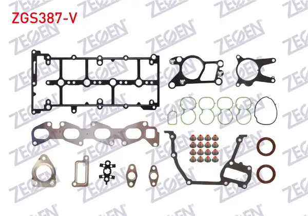 ZEGEN ZGS387-V | Motor Takım Conta Arka Krank Keçesiz (Skc Yok) Linea-Doblo-Egea 1.6 Mtj (Vıton Keçeli)