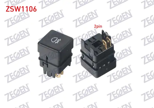 ZEGEN ZSW1106 | Ön Sis Far Anahtarı 2 Pin Fiat Dogan SLX 1993 2002