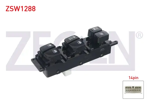 ZEGEN ZSW1288 | Cam Açma Anahtar Grup 14 Pin Hyundai Accent Era 2006 2012