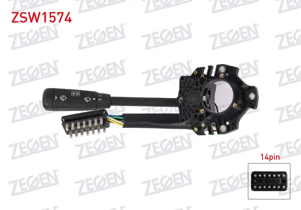 ZEGEN ZSW1574 | Sinyal Kumanda Kolu 14 Pin Mercedes S Serisi W126 1979 1991