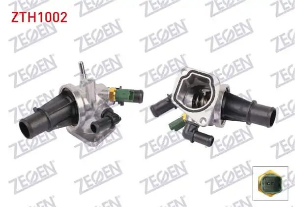 ZEGEN ZTH1002 | Termostat Komple Müşürlü Uzun Tip 88 C Fiat Doblo