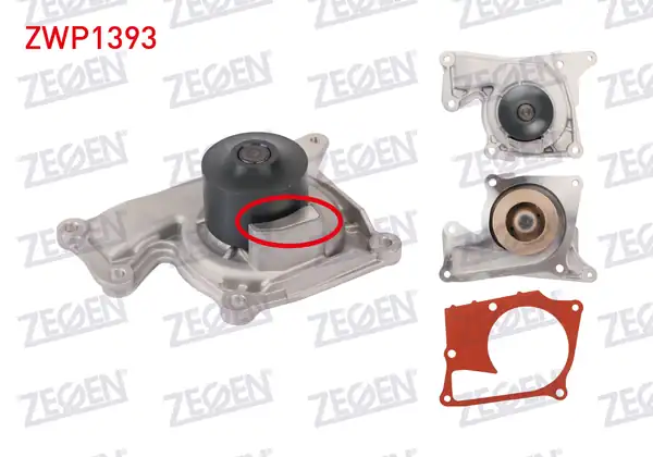 ZEGEN ZWP1393 | Devirdaim Renault Megane III