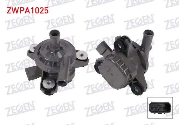 ZEGEN ZWPA1025 | Yardımcı Su Pompası Toyota Auris (_E18_) 1.8 Hybrıd 2012-/ Yaris (P13) 1.5 Hybrıd 2011-/ Volvo V60 2.4 D5 2011-2015 /