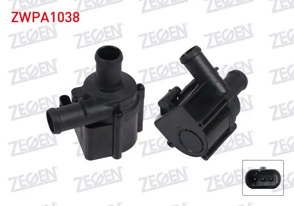 ZEGEN ZWPA1038 | Yardımcı Su Pompası Audi A4 (8W2) 2015-/ A5 (F53) 2017-/ A6 (4G2) 2010-2018 / A6 (4G2) 2008 -