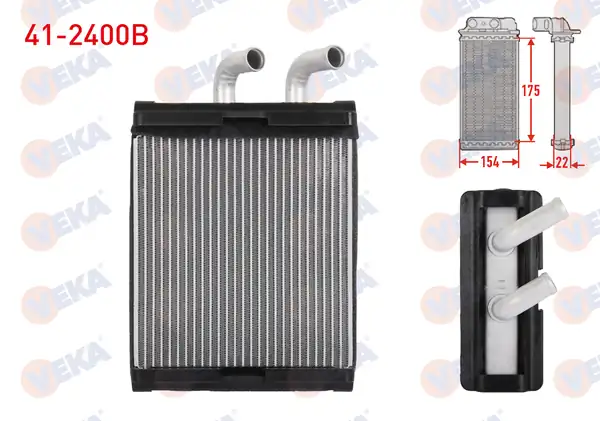 VEKA 41-2400B | Kalorifer Radyatörü Brazing Kia K2500 2 5 D 2003