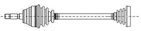 METELLİ 17-1266 | Sol Aks Komple VW Audi Seat Skoda