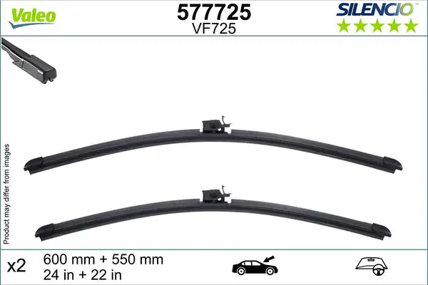 Valeo 577725 Silecek Süpürgesi Mercedes W213 Takım