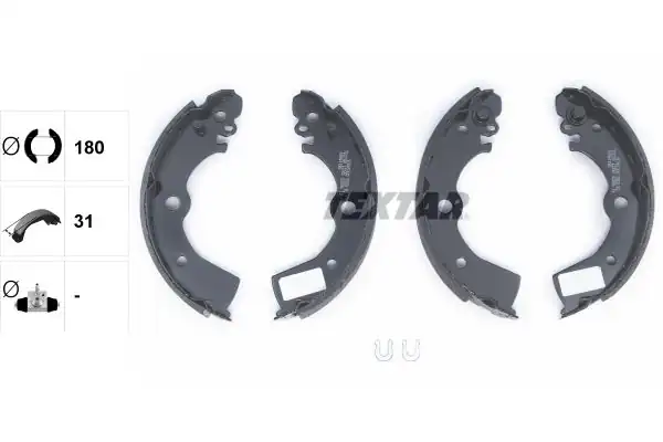TEXTAR 91045300 | Fren Pabuç Balata Almera Sunny 90 00 Arka