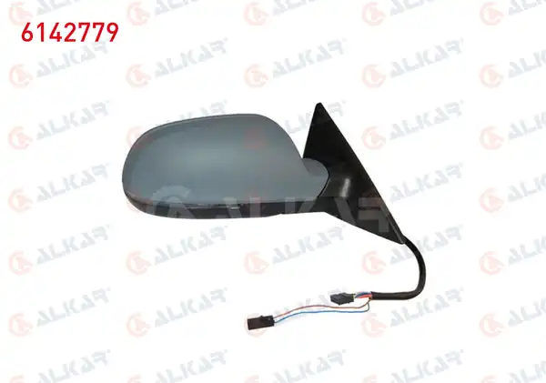 ALKAR 6142779 | Dış Dikiz Aynası Sağ Astarlı Isıtmalı Elektrikli Sinyalli 10 Pin Audi A5 2009-2017