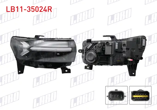LABO LB11-35024R | Far Sağ Led Elektrikli Motorlu Renault Duster III 2024